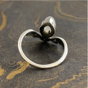 Natural Moonstone Marquise Cut Crown <b>Ring</b> in 925 Sterling Silver <b>Boho</b> Style <b>Ring</b> Gemstone Gift Jewelry - Product Image 5