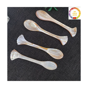 Mother of Pearl Spoon | Natural Shell | Food Safe | Dessert Caviar Use | Wholesale OEM - Product Image 4