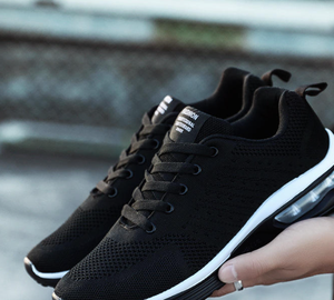 NWK INDUSTRY Lightweight Breathable Evergreen Men's TPR Midsole Air Cushioning Athletic Running Walking Gym Shoes Casual Sports - Product Image 2