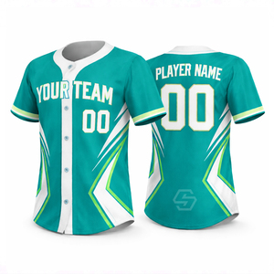 Maillot de baseball personnalisé 100% polyester, logo personnalisé, unisexe adulte, séchage rapide, respirant - Product Image 6