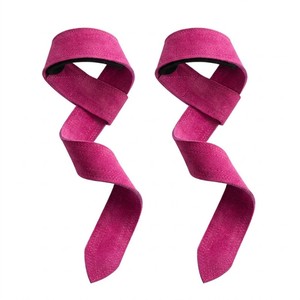 Correas de Levantamiento de Pesas de Cuero Vacuno con Logotipo Personalizado, Resistentes, Ligeras, Plegables, Suaves, Ajustables y Antideslizantes - Product Image 1