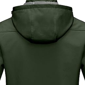 OEM Men's Lightweight Softshell <b>Jacket</b> Warm <b>Fleece</b> <b>Lined</b> Windbreaker Waterproof Polyester Casual Softshell <b>Jackets</b> - Product Image 4