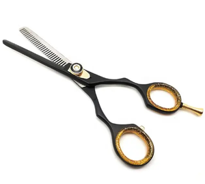 Kit de ciseaux à effiler professionnels en acier inoxydable pour la coupe de cheveux, outils de salon de coiffure, à vendre - Product Image 6