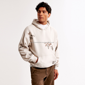 Meilleurs sweats à capuche pour hommes personnalisables avec votre propre logo en coton polyester brodé pour l'impression numérique en hiver - Product Image 3