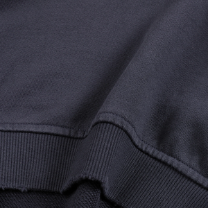 Sudadera con Capucha de Alta Calidad para Hombre, Estilo Urbano Hip Hop, Lavado Ácido, con Pedrería, Efecto Desgastado por el Sol, Oversize, Negra - Product Image 5