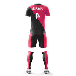 Uniformes Deportivos Personalizados de Secado Rápido, Traje Deportivo de Fútbol, Uniforme de Fútbol Multicolor 100% Poliéster - Product Image 2