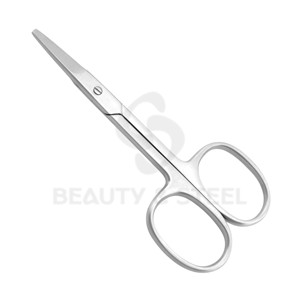 Professional Curved Cuticle Scissors with Needle-Sharp Tips and <b>Sandblasted</b> Matte Finish for Precision Care - Product Image 1