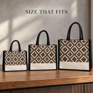 Sacs de courses en jute de qualité supérieure |   Sac fourre-tout en toile écologique avec poche zippée, logo personnalisé imprimé, poignées en coton doux, 13x14x5 pouces, décontracté, vente en gros - Product Image 2