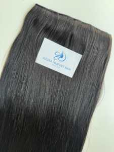 วิกต่อผมแท้แบบคลิปต่อผมมนุษย์ยาว6-32 "สีดำ - Product Image 2