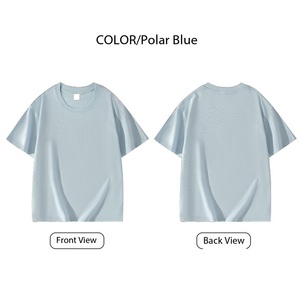 T-shirt unisexe décontracté à manches courtes, personnalisé avec logo brodé, imprimé, motif publicitaire culturel, en coton, fabriqué en Chine par BD Factory OEM. - Product Image 2