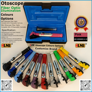 Otoscopio de Fibra Óptica Rosa, Juego de Instrumentos de Alta Calidad, Herramienta Médica Manual para Revisión de Oídos, al Mejor Precio - Product Image 6