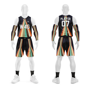 Ensemble de shorts et maillot de basket-ball de performance supérieure, uniforme de sport à séchage rapide avec impression personnalisée du logo et du numéro - Product Image 4
