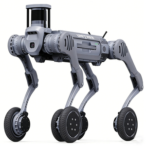 Robot quadrupède tout-terrain Unitree B2-W, capable de grimper en pente à 45 degrés et de franchir des obstacles de 40 cm, avec processeur Intel I7 Jetson Orin NX pour la recherche - Product Image 1