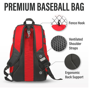 Mochila de Béisbol con Soporte para Bate y Compartimento para Casco, 50-70L, Material 600D, para Almacenamiento de Equipo de Equipo - Product Image 5