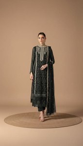 Traje Salwar de Diseñador Exclusivo para Mujeres Musulmanas, con Múltiples Piedras y Trabajo de Espejo, de Largo Extendido, de SHREE INDIAN EXPORTS - Product Image 4