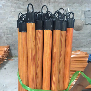 Oferta Relámpago - Palo de Escoba Largo de Madera con Revestimiento de PVC de Vietnam / Palo de Escoba / Palo de Mopa de Madera - Liso, Recto y de Alta Durabilidad - Product Image 1