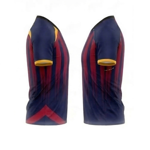 Camiseta de Fútbol Corta Sublimada Personalizada, Transpirable, de Secado Rápido, Antibacteriana, Uniforme de Equipo, Ropa Deportiva MALUZA para Entrenamiento - Product Image 3