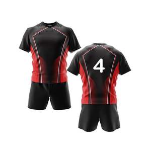 Vêtements de sport, vêtements de fitness pour le rugby, vêtements de sport d'extérieur pour le rugby, ensemble d'uniformes de rugby de taille plus, marque privée, 100% polyester - Product Image 6