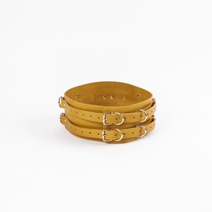 Fabricant ceinture de taille bondage cuir de vachette différentes couleurs BDSM-0089 - Product Image 6