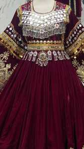 Robe Afghane Moderne Prête à Porter en Dentelle Lourdement Brodé pour Femme – Nouvelle Arrivée, Robe de Mariée Coupe A-Line, Vente en Gros - Product Image 3