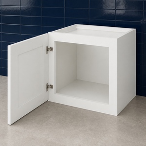 Venta al por mayor de gabinetes de cocina de pared blancos estilo Shaker de 15 x 12 pulgadas, RTA, fabricante OEM de Vietnam - Product Image 5