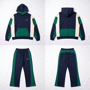 Custom Logo Bulk Wholesale Top Design Unisex Spring Breathable Comfortable Quick Dry Fleece Regular <b>Turtleneck</b> Side Tracksuit - Product Image 5
