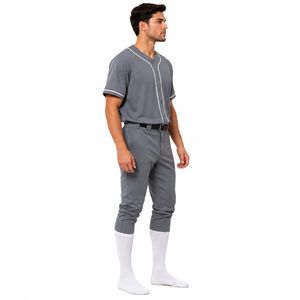 Maillot de sport confortable conçu avec un tissu doux pour les séances d'entraînement et les matchs de compétition, offrant une grande liberté de mouvement pour le baseball. - Product Image 4
