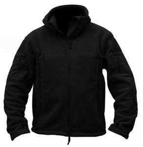 Custom Design <b>Men's</b> Fleece Zipper <b>Jackets</b> Tactical Sport <b>Warm</b> Fleece Hoodie Outdoor Windproof <b>Warm</b> Winter Coats - Product Image 5