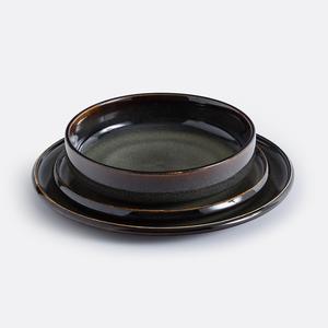 Assiette à dîner en céramique Soft Sage, finition glaçure lisse, design rond élégant, résistante aux éclats, empilable, pour les repas quotidiens et festifs - Product Image 5