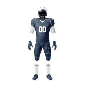 OEM Service Best Quality Custom Sublimation American Football Uniforms Adults Half Front Moisture-Wicking 100% <b>Polyester</b> Mesh - Product Image 6