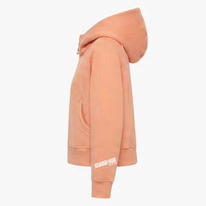 Sudadera con Capucha Corta para Mujer, Estilo Casual Urbano, Hombros Caídos, Transpirable, Ecológica, Tejida, Personalizada, Servicio OEM a Bajo Precio - Product Image 3