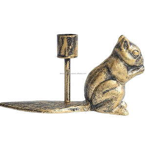 Bougeoirs Décor Vintage Oiseau Bougeoir En Fonte Couleur Or Décor Intérieur Pièce Maîtresse Décorations De Table - Product Image 2