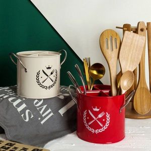 Unique Metal Cutlery Holder For Designer <b>Kitchen</b> <b>Accessories</b> Collection Adding Distinctive Storage Style - Product Image 2