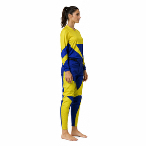 2026 Apace Pantom Series Blue Yellow Motocross Jersey and Pants Set Unisex MX Off <b>Road</b> Racing Gear - Product Image 2