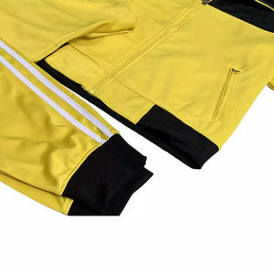 Conjunto Deportivo de Alta Calidad al por Mayor, Personalizado para Hombre, Transpirable, Diseño Sólido para Otoño, Ropa Deportiva de Poliéster para Gimnasio, Trajes Deportivos de Fútbol - Product Image 4