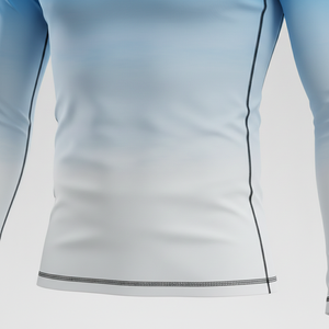 Unisex Long Sleeve Rash Guard Quick Dry Compression Fit Athletic <b>Swim</b> <b>Shirt</b> Surf Top Protective Activewear for Outdoor Adventure - Product Image 6