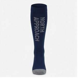 North Approach <b>Knee</b> <b>High</b> <b>Socks</b> Blue Breathable Cycling <b>Socks</b> for Adults Spring Season - Product Image 1