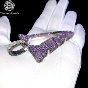 Charm_Jewells Pendentif Épée en Argent 925 avec Moissanite, Style Hiphop Iced Out, Unisexe, pour Usage Quotidien - Product Image 4