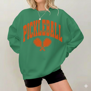 Sweat-shirt oversize tendance pour femme, col montant, en molleton brossé doux, avec logo frontal, coupe décontractée, idéal pour l'hiver - Product Image 5