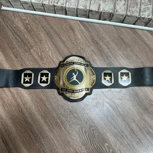 Ceinture de championnat avec logo personnalisé, ceinture de récompense personnalisée, style médaille d'or, trophée sportif, cuir original - Product Image 4