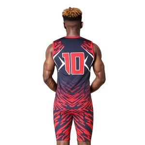 Uniforme de football américain 7 contre 7 personnalisé OEM, imprimé par sublimation, respirant, motif 3D, tissu polyester élasthanne, grande taille - Product Image 2