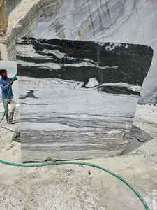 Losas de baldosas de granito blanco Panda de alta calidad, tamaño de corte duradero para uso exterior interior moderno, superficie pulida, hoteles, hospitales - Product Image 2