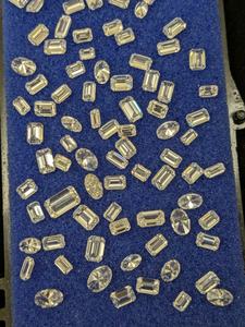 Diamante suelto de corte esmeralda cultivado en laboratorio 4x6 3x5 mm DEF VVS1 para fabricación de joyas 0.70 ct - Product Image 2