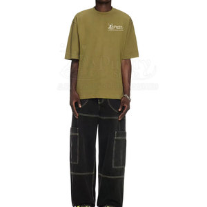 Camiseta Extra Grande de Nueva Llegada, Buena Calidad, Cuello Redondo, Manga Corta, Camisetas Extra Grandes Personalizadas en Venta - Product Image 2