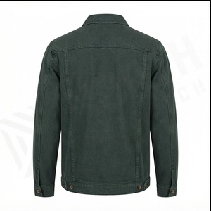 Tamaño totalmente personalizado Producto transpirable Hombres de la más alta calidad Ropa casual Chaquetas de mezclilla Chaqueta de mezclilla transpirable para hombres - Product Image 3
