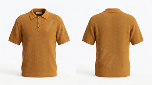 Polo de Punto con Diseño de Waffle en Oferta, Elegante y Casual para Hombre, con Detalle de Botones y Ajuste Suave y Cómodo - Product Image 4