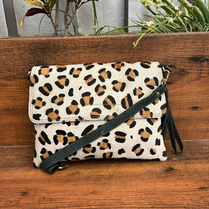 Nouveau Style occidental véritable Animal fourrure cuir bracelet sacs à bandoulière de haute qualité à la mode bandoulière Messenger sac à bandoulière - Product Image 3