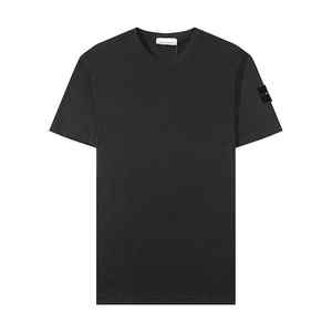 T-shirt classique à coupe régulière 100% coton uni, poids lourd, impression 3D en mousse personnalisée pour logo, T-shirt pour homme - Product Image 3