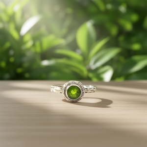 <b>Peridot</b> Fine <b>Ring</b> 5.3 Grams Weight - Product Image 3
