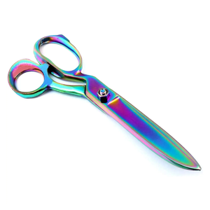 Rainbow Professional 10 Inch Heavy Duty <b>Sewing</b> Fabric <b>Scissors</b> Industrial Sharp Steel Shears with Smooth Edge for Leather - Product Image 3